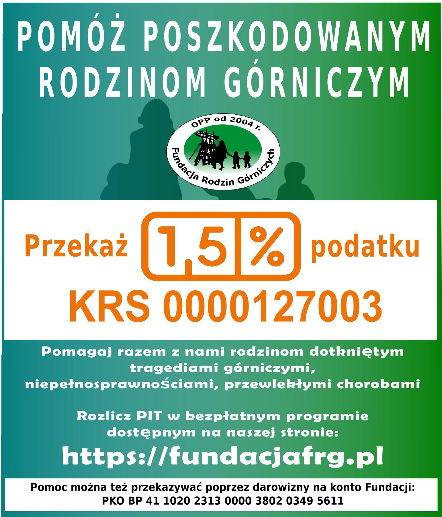 Przekaż 1,5% podatku – daj nadzieję