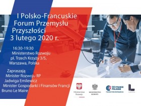 I Polsko-Francuskie Forum Przemysłu Przyszłości 3 lutego 2020 r.
